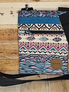 Dakine Teal, Pink and Purple Patterned Crossbody Bag